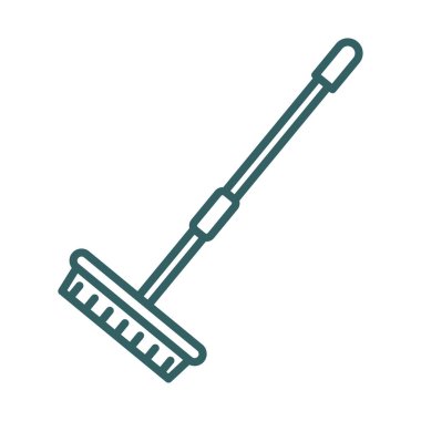 Süpürge aracı temizlik çizgisi biçimi