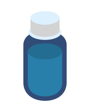 ilaç şişesi ikonu izole