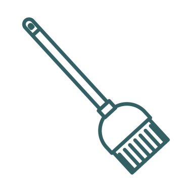 Süpürge aracı temizlik çizgisi biçimi