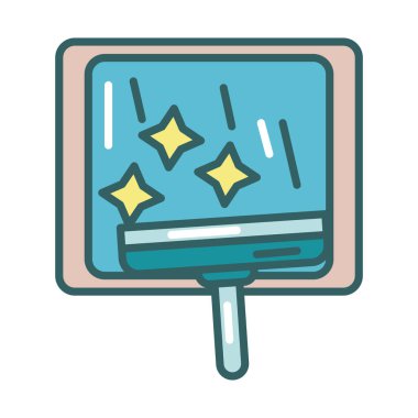 cam temizleme aracı doldurma biçimi simgesi