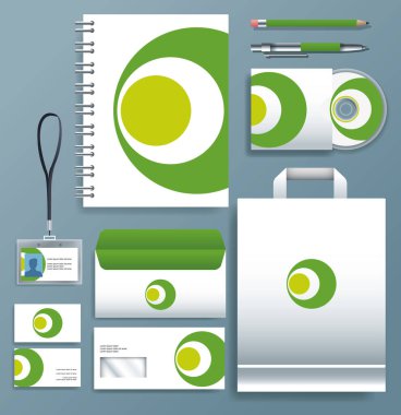 Gri arkaplandaki sabit şablonları ayarla