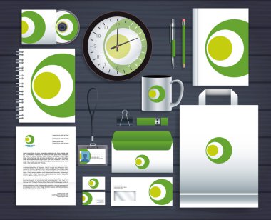 durağan şablonları siyah tahta arkaplanda ayarla