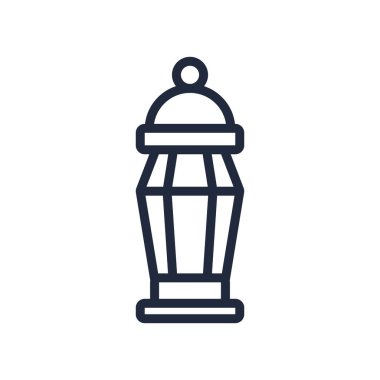 Bayram Mübarek fener çizgi simgesi