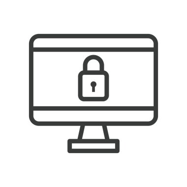 asma kilit biçimi simgesi olan masaüstü