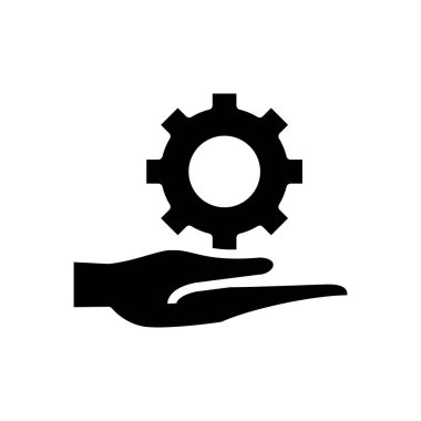 el kaldırma makinesi siluet biçimi