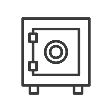 Güvenli kutu satırı biçimi simgesi