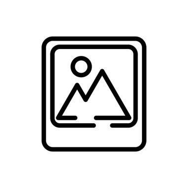 fotoğraf çizgisi biçimi simgesi