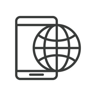 Küre tarayıcı biçimli akıllı telefon