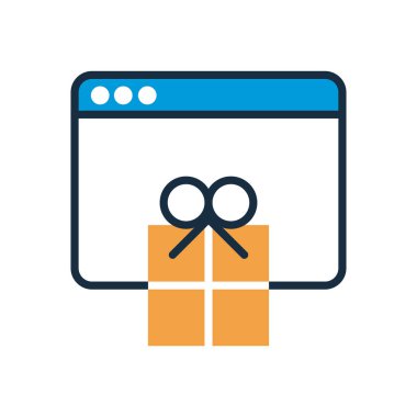 Hediye doldurma biçimi simgesi olan web sayfası