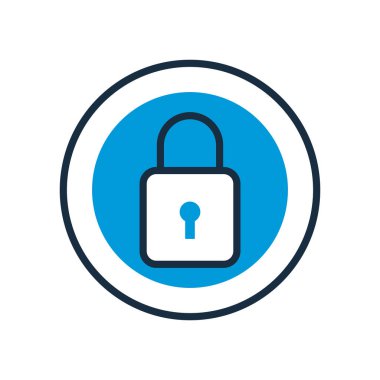 Güvenli asma kilit doldurma biçimi simgesi