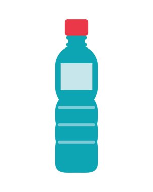 water bottle plastic isolated icon