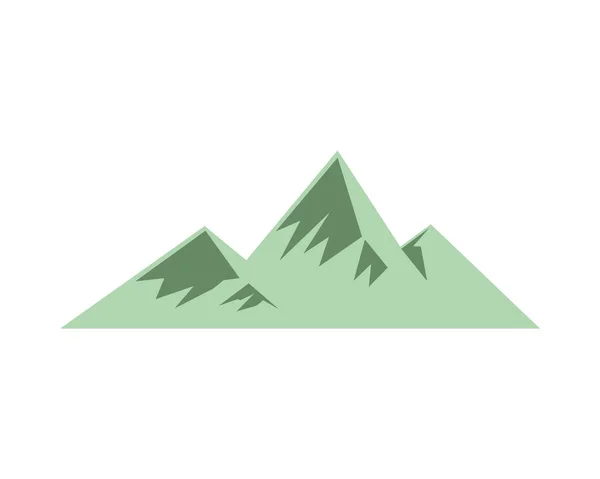 Dağlar, Kanada 'nın buz doğa simgesi — Stok Vektör
