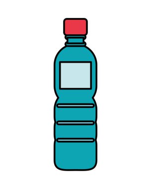 water bottle plastic isolated icon