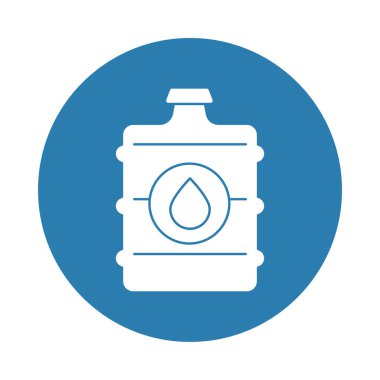 şişe su silueti blok biçim simgesi