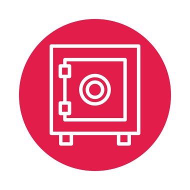 Güvenli kutu satırı biçimi simgesi