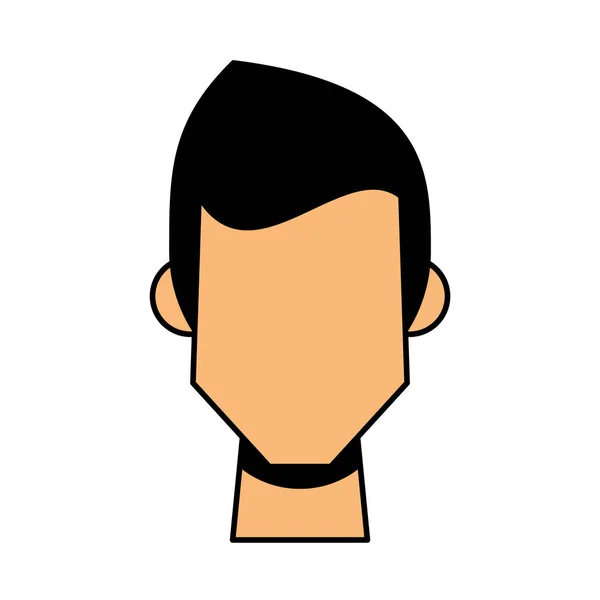 Head man avatar character icon — Stock Vector