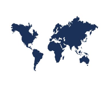 dünya gezegeni dünya haritaları simgesi