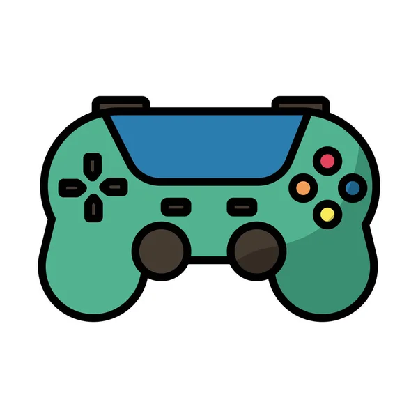 Estilo de relleno de control de videojuegos — Vector de stock