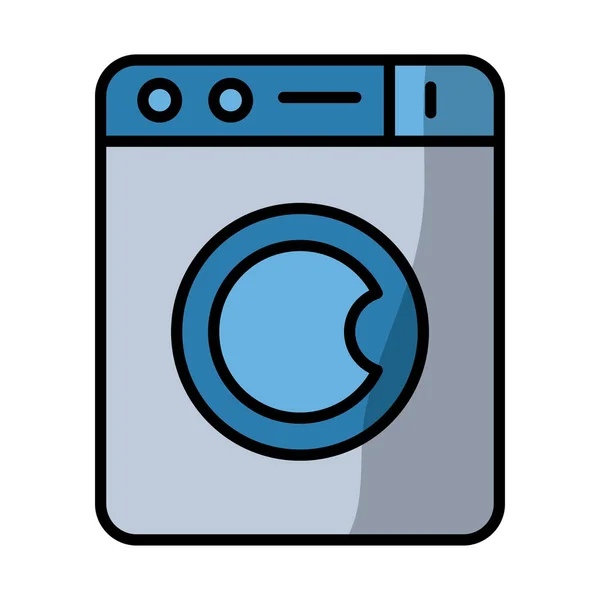 Значок стилю заповнення пральної машини — стоковий вектор