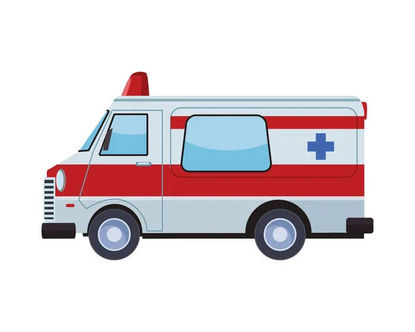 Ambulancia vehículo de transporte de emergencia icono — Archivo Imágenes Vectoriales
