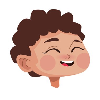 genç adam baş avatar karakter