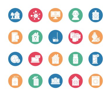 karantina simgeleri demeti