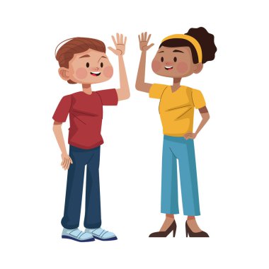 İki ırklar arası karakter simgesi