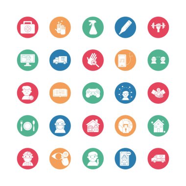 karantina simgeleri demeti