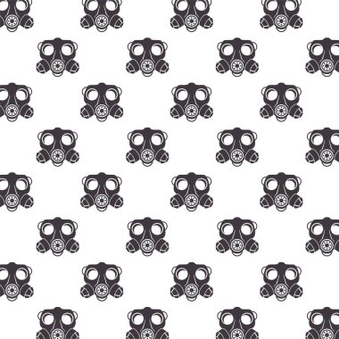 biyo-sosyal gaz maskeleri desen arka planı