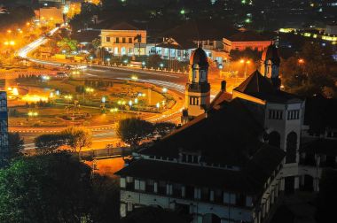 Antik Semarang şehirde bina Lawang Sewu olduğunu