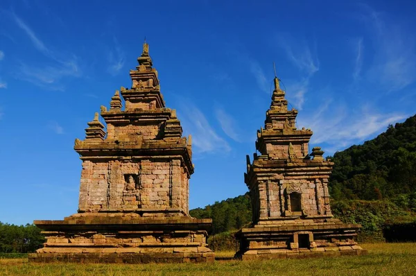 El hermoso nombre del templo es Gedong songo —  Fotos de Stock