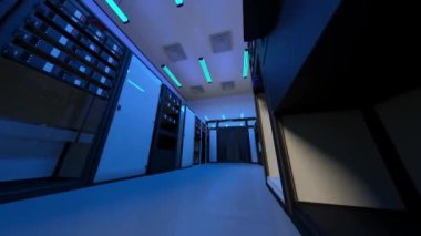 sunucu Oda 3d render