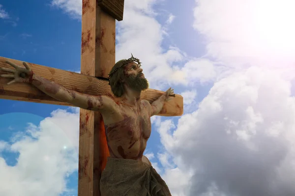 Illustration Jesus Christ Cross — Stock Photo, Image