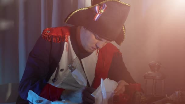 Napoléon Bonaparte Chef Militaire Homme État Xviiie Siècle — Video