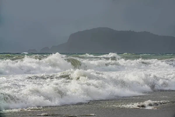 Tormenta Mar Grandes Olas — Foto de Stock