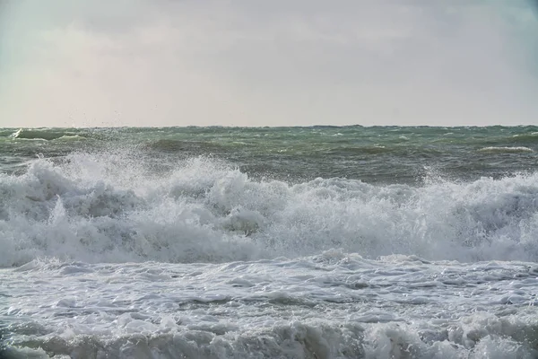 Шторм Морі Великі Хвилі — стокове фото