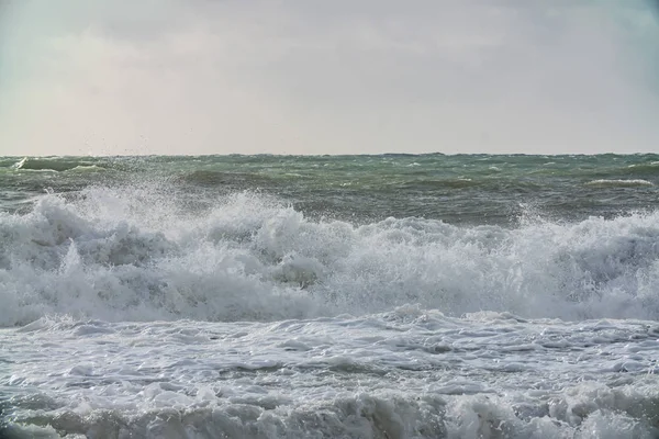 Tormenta Mar Grandes Olas — Foto de Stock