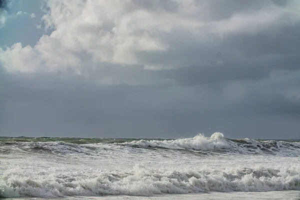 Tormenta Mar Grandes Olas — Foto de Stock