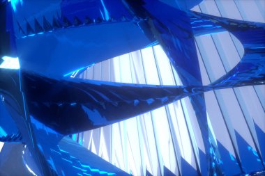 arkaplan fütüristik cam teknolojik dinamik 3d oluşturma