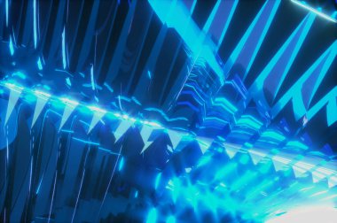 arkaplan fütüristik cam teknolojik dinamik 3d oluşturma