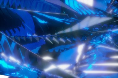 arkaplan fütüristik cam teknolojik dinamik 3d oluşturma