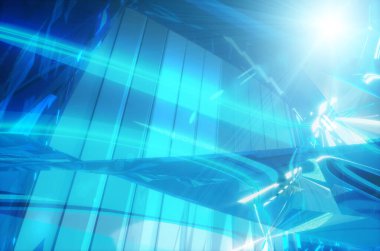 arkaplan fütüristik cam teknolojik dinamik 3d oluşturma