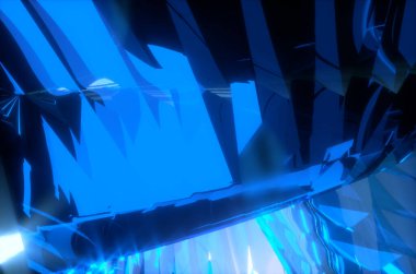 arkaplan fütüristik cam teknolojik dinamik 3d oluşturma