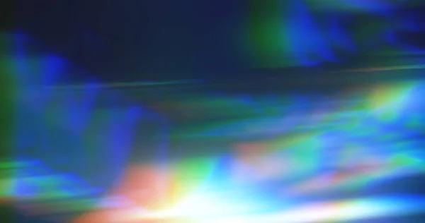 Абстрактный Динамический Синий Фон Виде Аберрации Бликов Стекла Хрусталя Рендеринг — стоковое фото