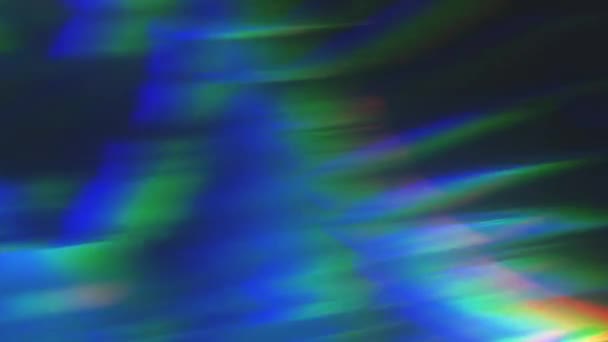 abstrait fond bleu dynamique sous la forme d'aberration et d'éblouissement du verre et du cristal, rendu 3d 