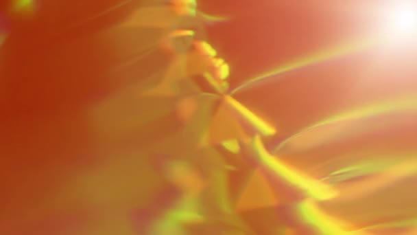 輝く3Dレンダリング付きの黄金のループの背景 — ストック動画