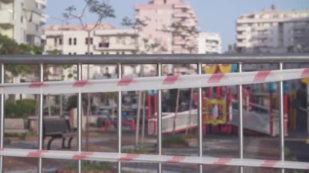 屏障带 城市隔离 — 图库视频影像