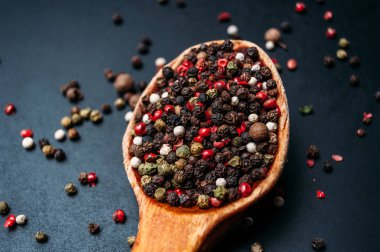 Acı biber karışımı. Arka plan.