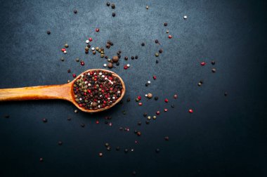 Acı biber karışımı. Arka plan.