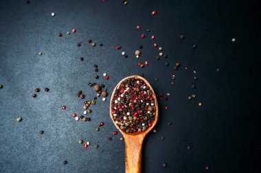 Acı biber karışımı. Arka plan.